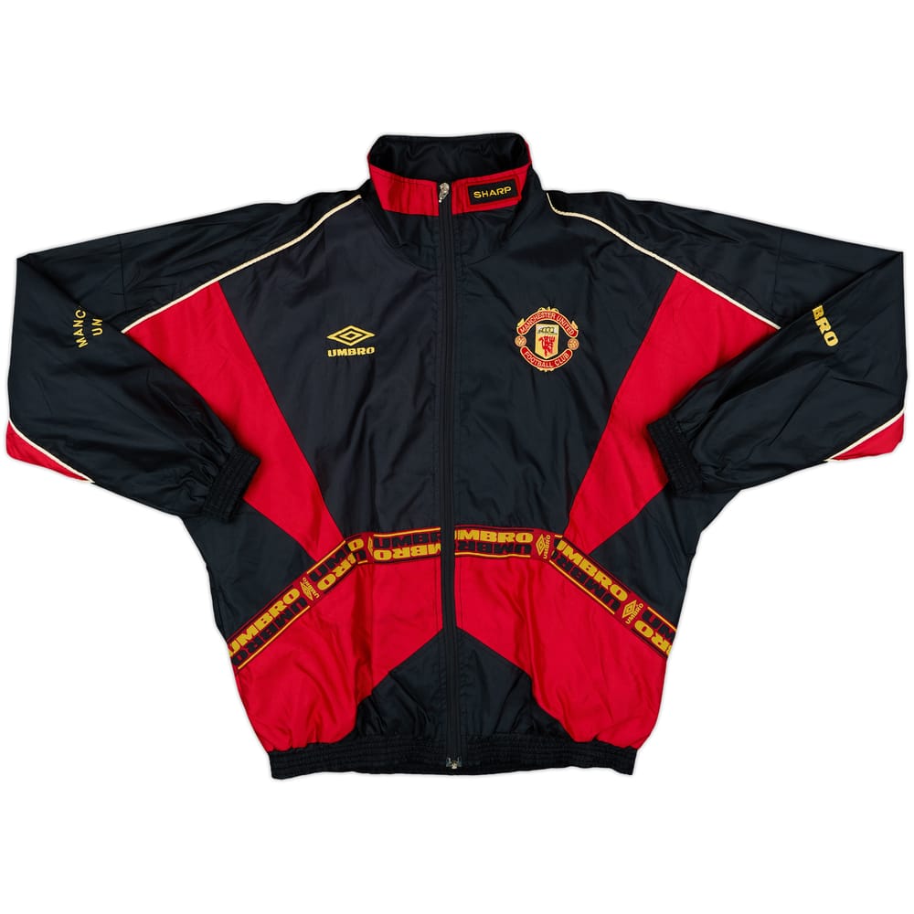 1996-97 Manchester United Umbro Track Jacket - 9/10 - (M)