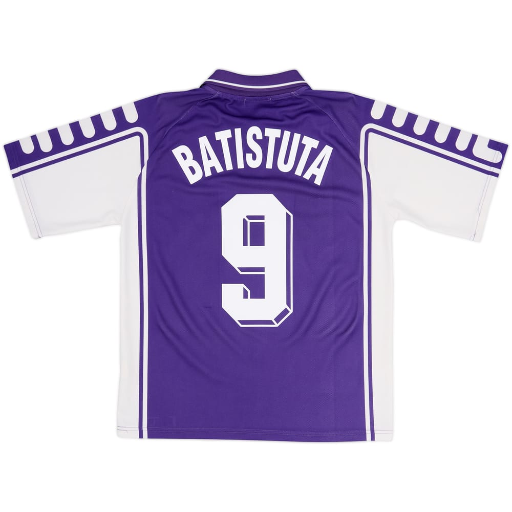 Camiseta de local de la Fiorentina 1999-00 Batistuta #9 - 7/10 - (S)