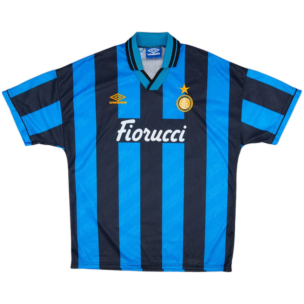 1994-95 Inter Milan Home Shirt - 8/10 - (L)