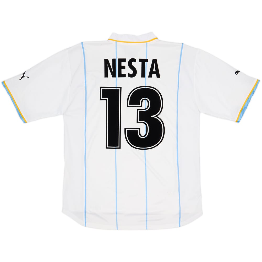 2001-02 Lazio European Home Shirt Nesta #13 - 6/10 - (L)