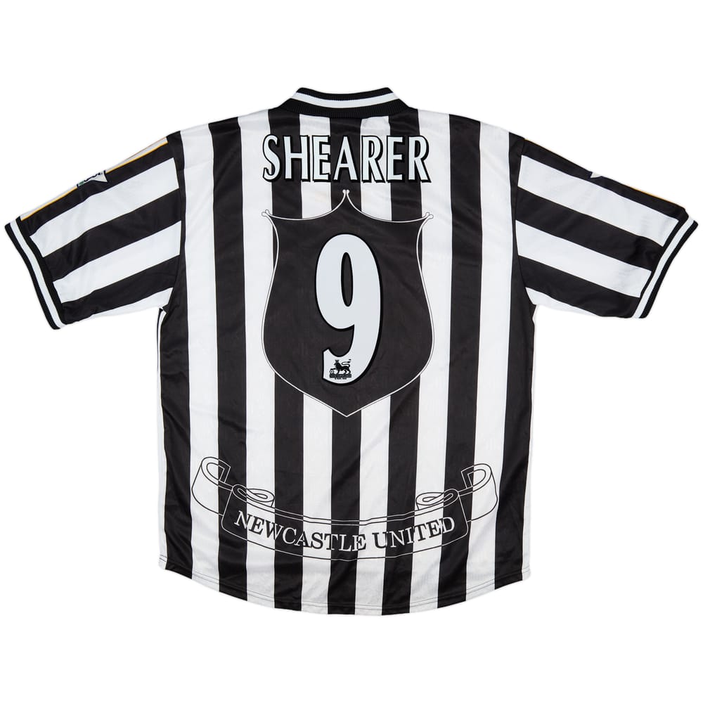 1997-99 Newcastle Home Shirt Shearer #9 - 7/10 - (XL)