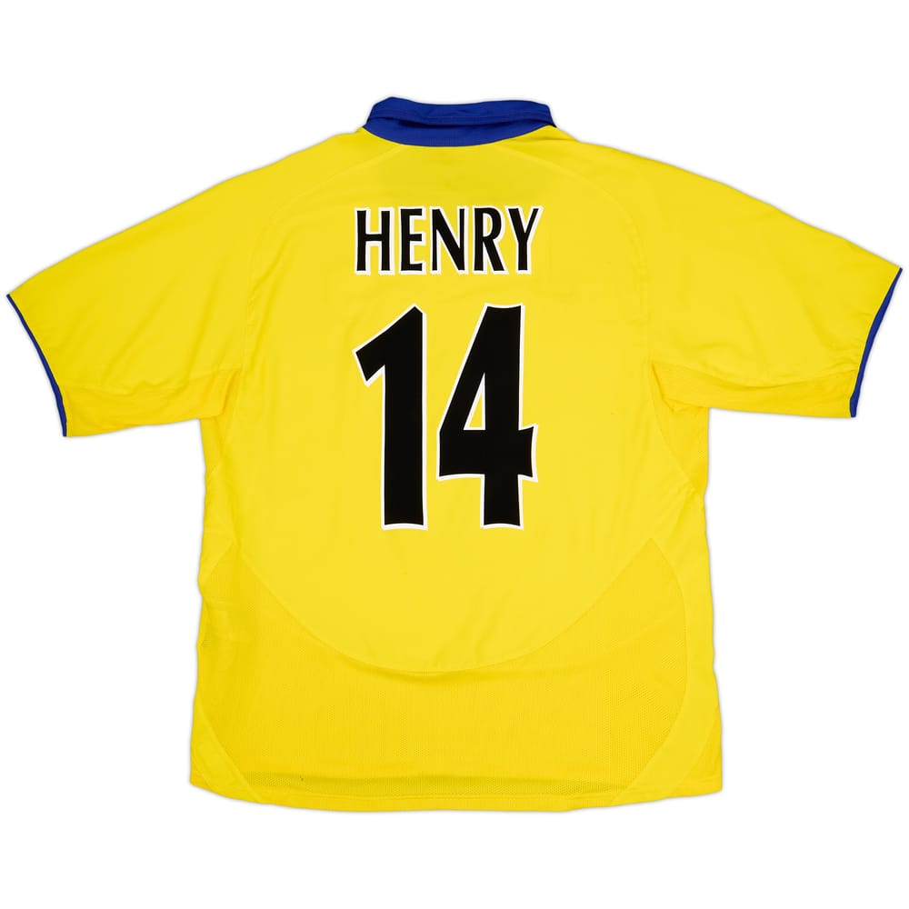 2003-05 Arsenal Away Shirt Henry #14 - 8/10 - (L)