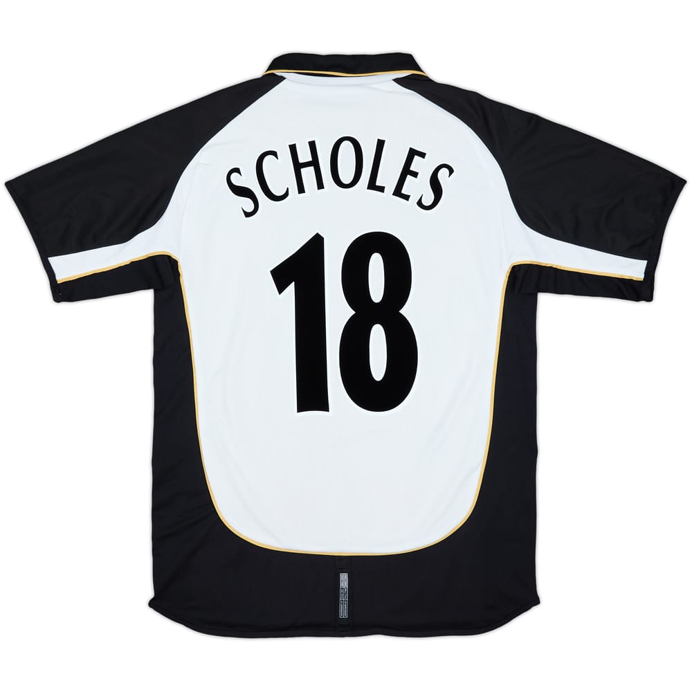 2001-02 Manchester United Centenary Away/Third Shirt Scholes #18 - 7/10 - (M)