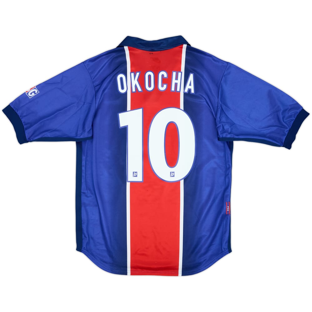 1998-99 Paris Saint-Germain Home Shirt Okocha #10 - 8/10 - (S)