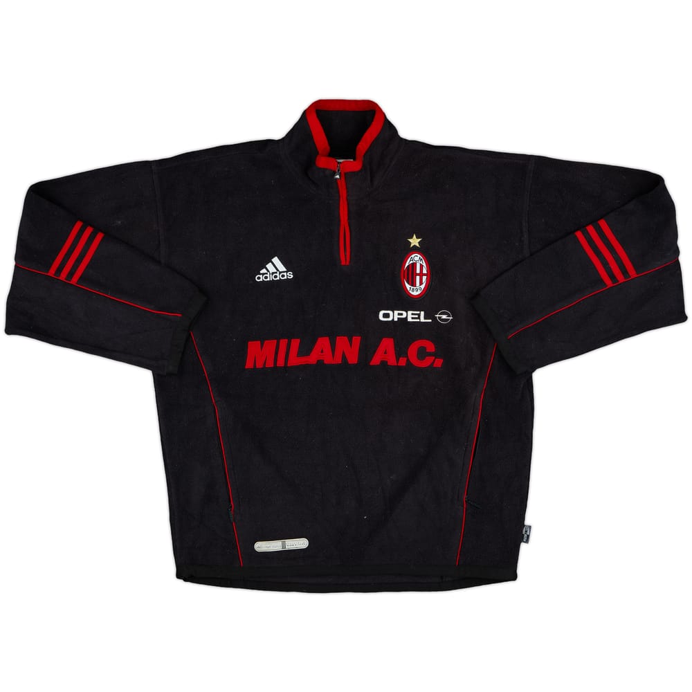 1999-00 AC Milan adidas 1/4 Zip Fleece Top - 6/10 - (M/L)