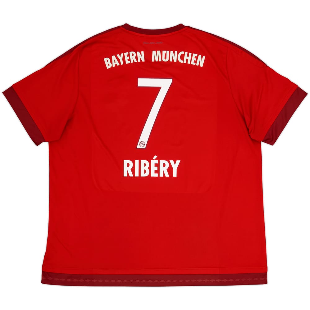 Camiseta de local del Bayern Munich 2015-16 Ribery #7 - 6/10 - (3XL)