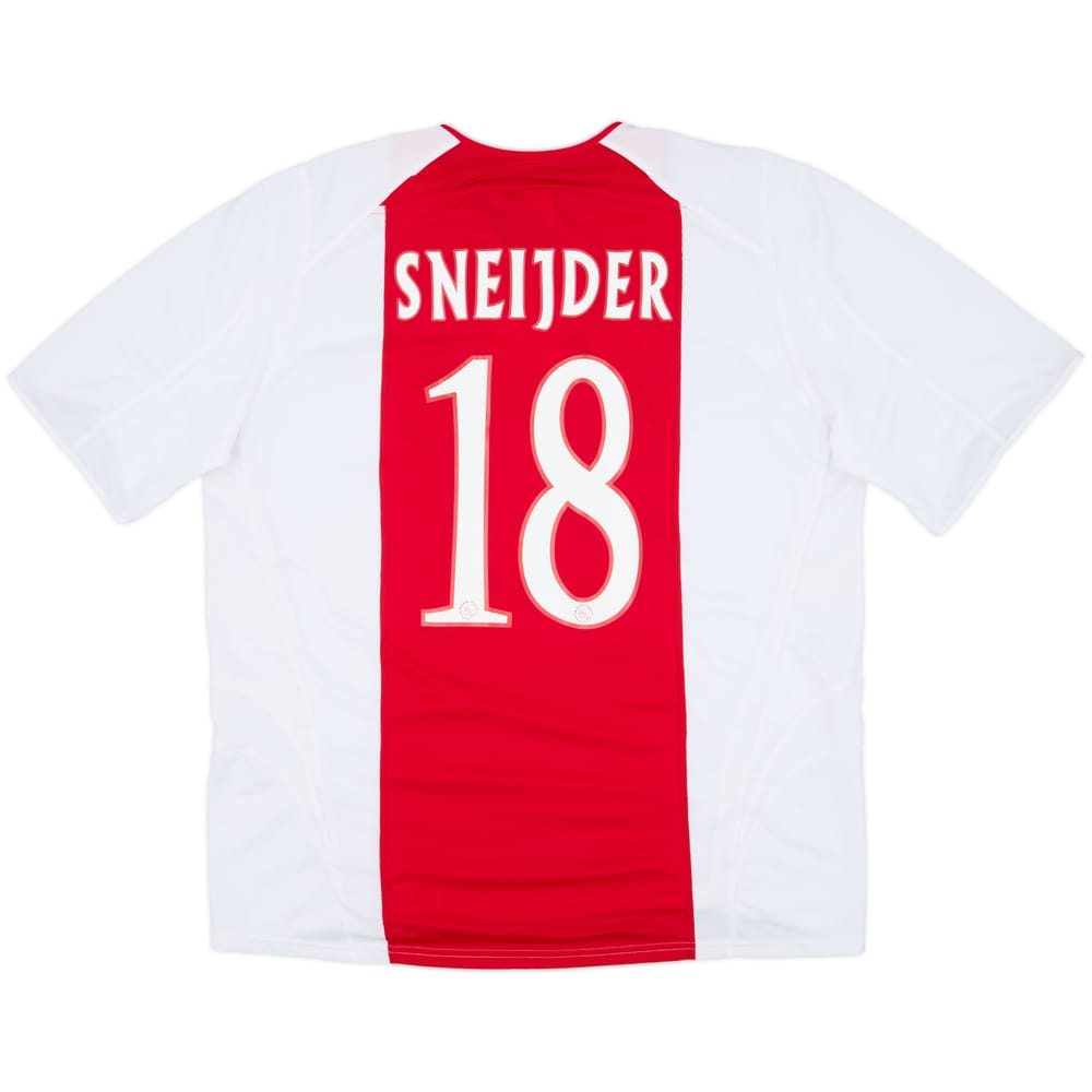 2005-06 Ajax Camiseta Local Sneijder #18 - 8/10 - (XL)