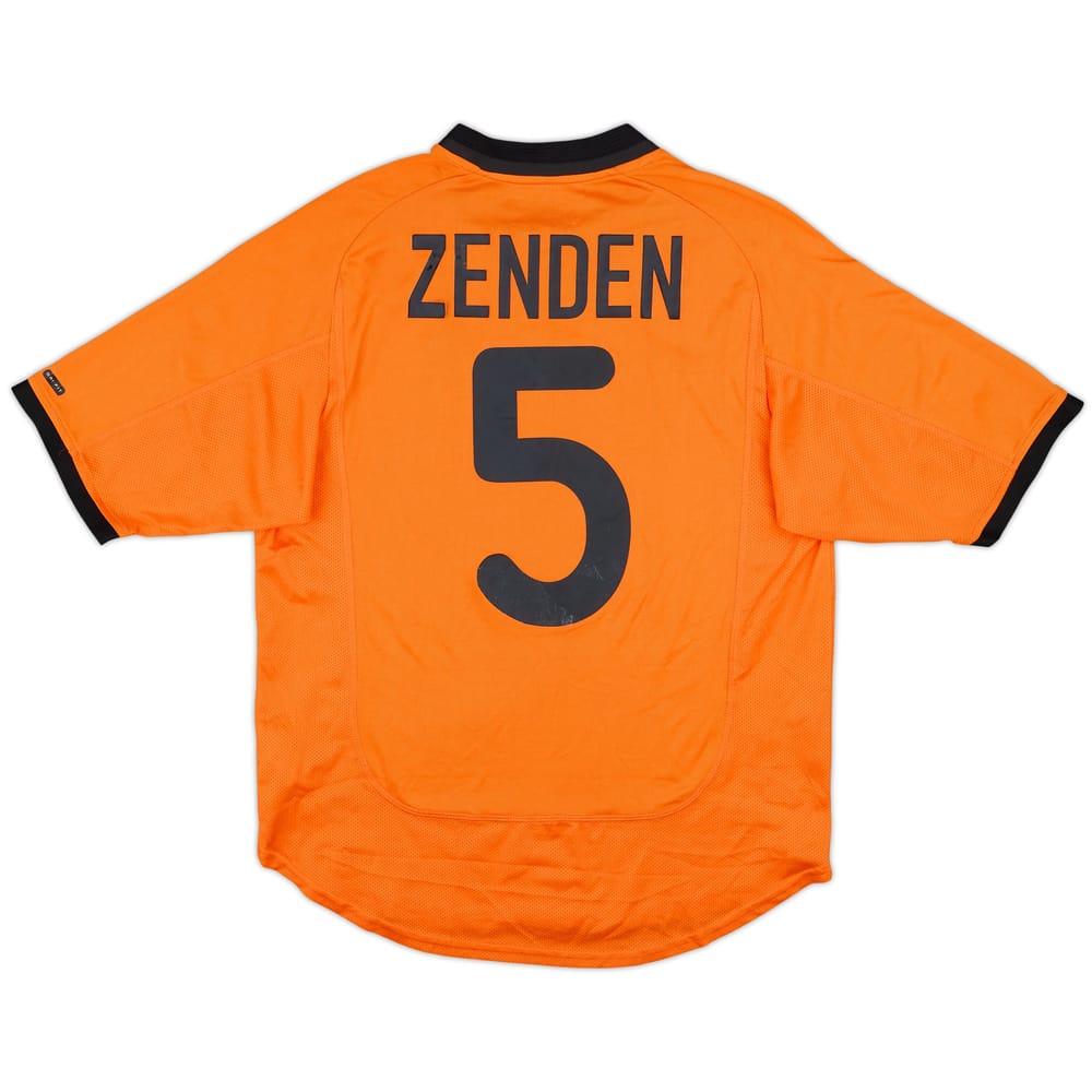 2000-02 Netherlands Home Shirt Zenden #5 - 5/10 - (S)