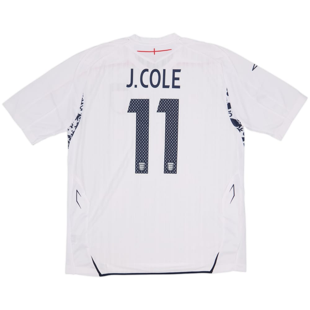 2007-09 England Home Shirt J.Cole #11 (XL)