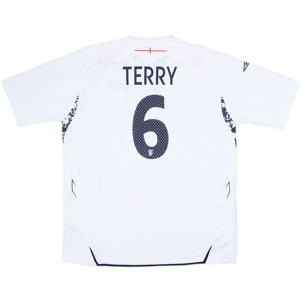2007-09 England Home Shirt Terry #6 (XL)