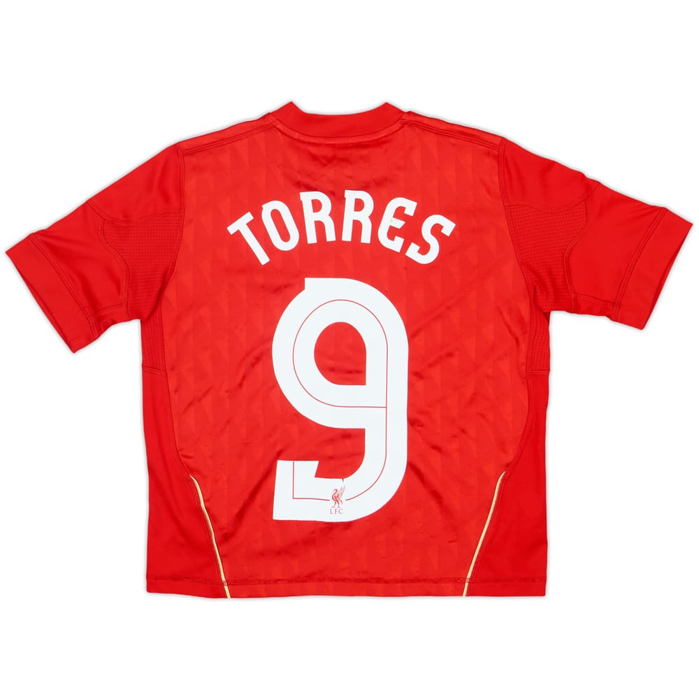 2010-12 Liverpool Home Shirt Torres #9 - 6/10 - (S.Boys)