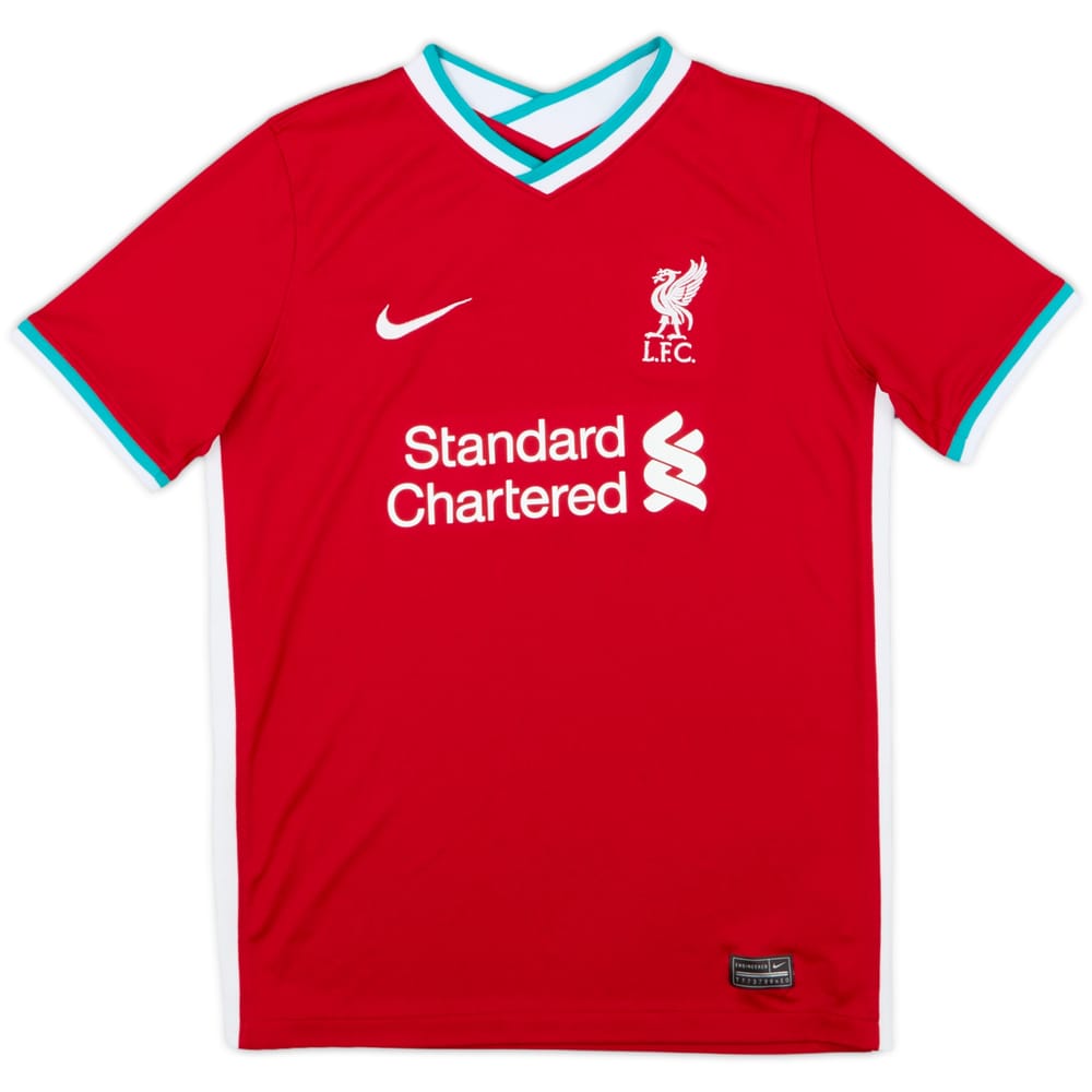 2020-21 Liverpool Home Shirt - 10/10 - (L.Boys)