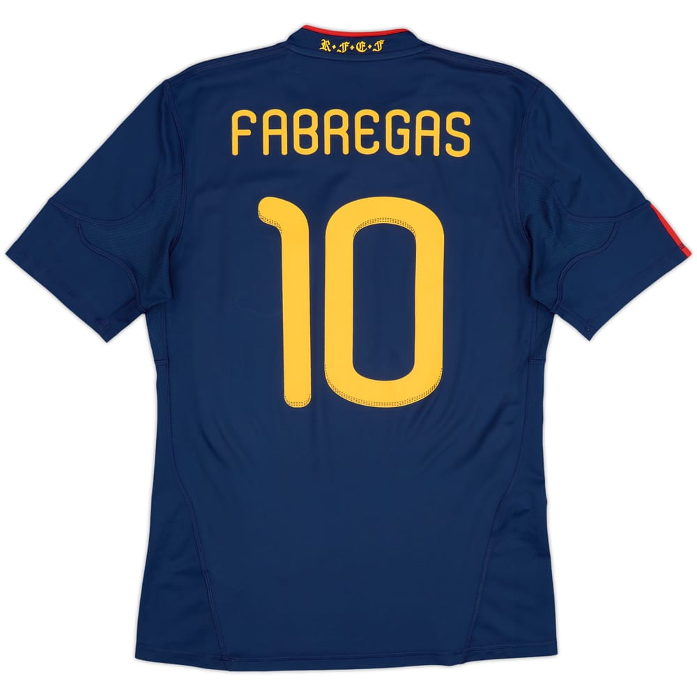 2010-11 Spain Away Shirt Fabregas #10 - 8/10 - (M)