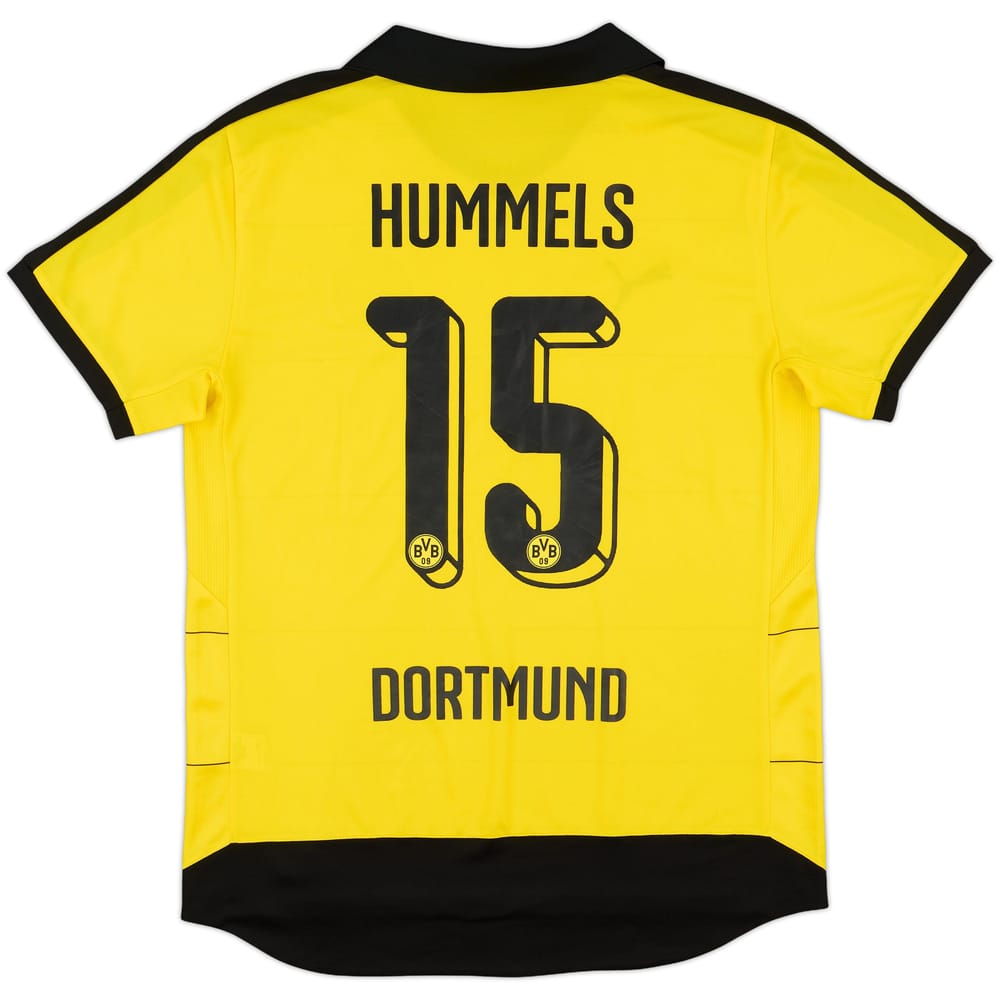 2015-16 Borussia Dortmund Home Shirt Hummels #5 - 6/10 - (L)