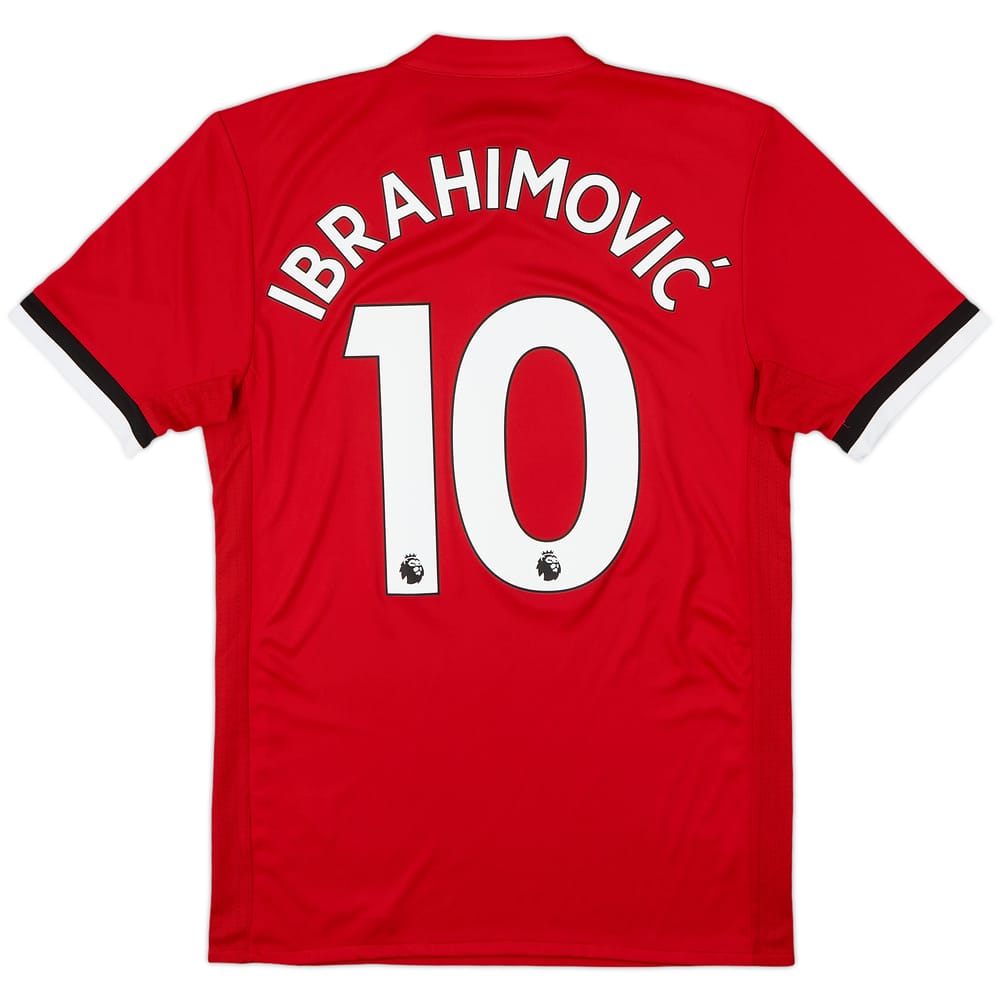 2017-18 Manchester United Home Shirt Ibrahimovic #10 - 6/10 - (S)