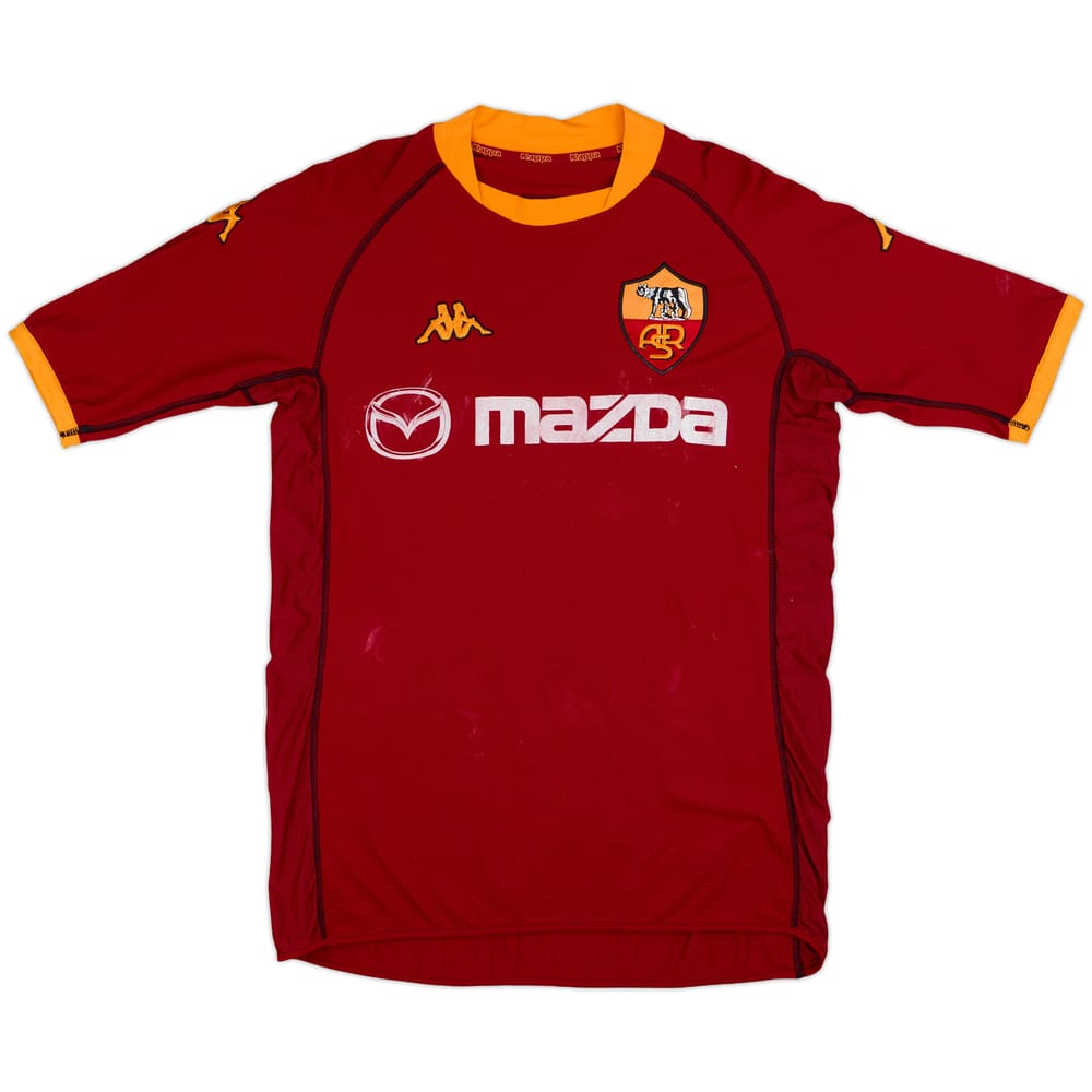 2002-03 Roma Home Shirt - 5/10 - (XL)