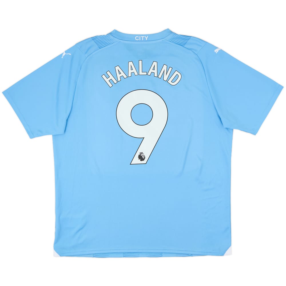 2023-24 Manchester City Home Shirt Haaland #9 - 10/10 - (XL)