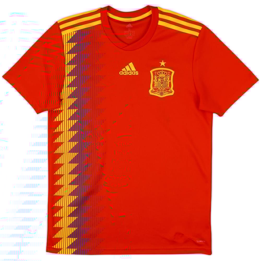 2018-19 Spain Home Shirt - 9/10 - (S)