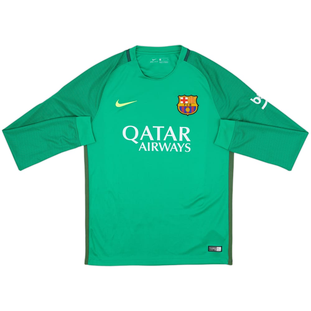 2016-17 Barcelona GK Shirt - 8/10 - (M)