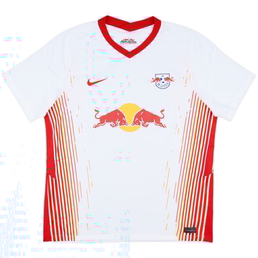 2020-21 RB Leipzig Home Shirt - 8/10 - (XL)