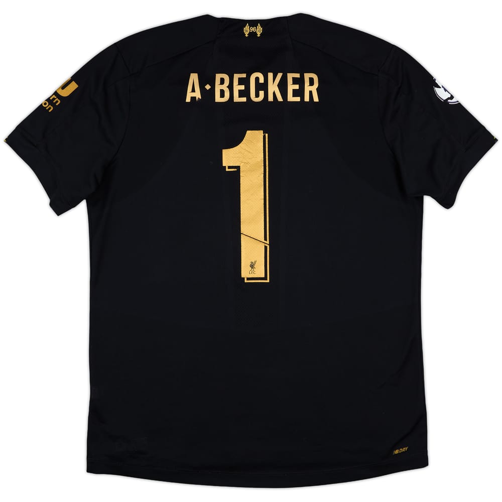 2019-20 Liverpool GK S/S Shirt A.Becker #1 - 5/10 - (XL)
