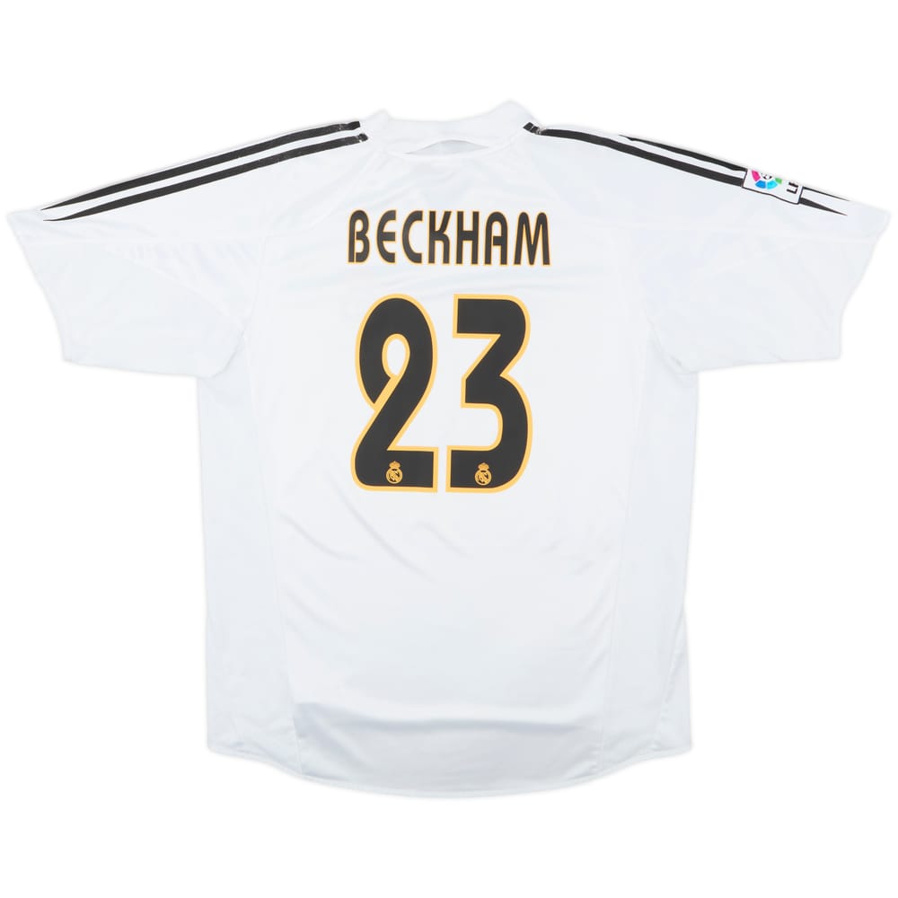 2004-05 Real Madrid Home Shirt Beckham #23 - 7/10 - (L)