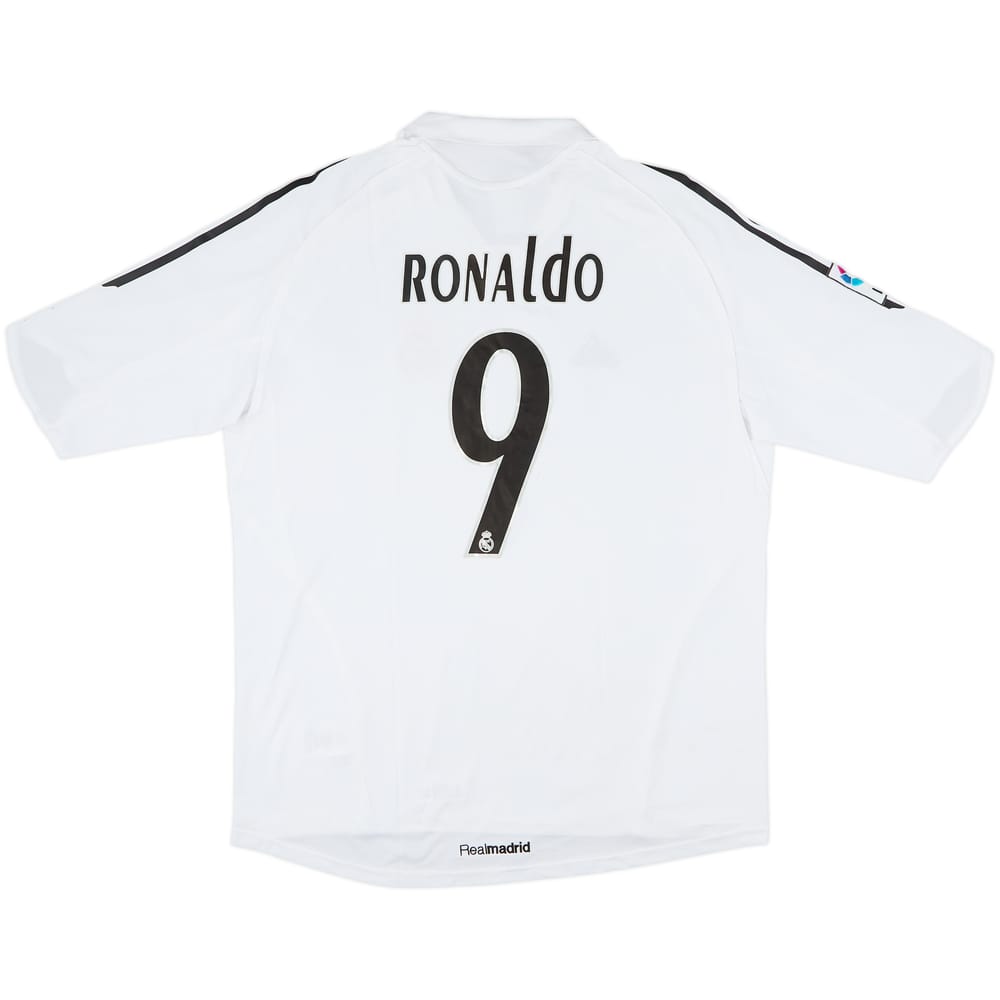 2005-06 Real Madrid Home Shirt Ronaldo #9 - 5/10 - (XL)