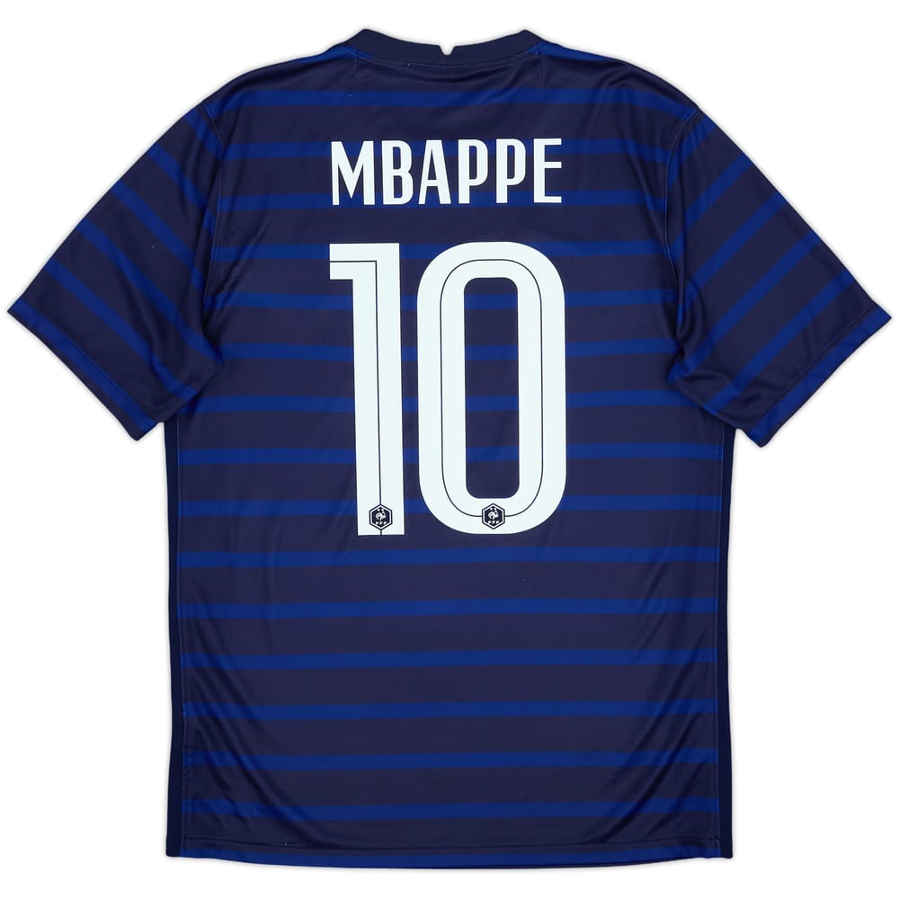 2020-21 France Home Shirt Mbappe #10 - 10/10 - (M)