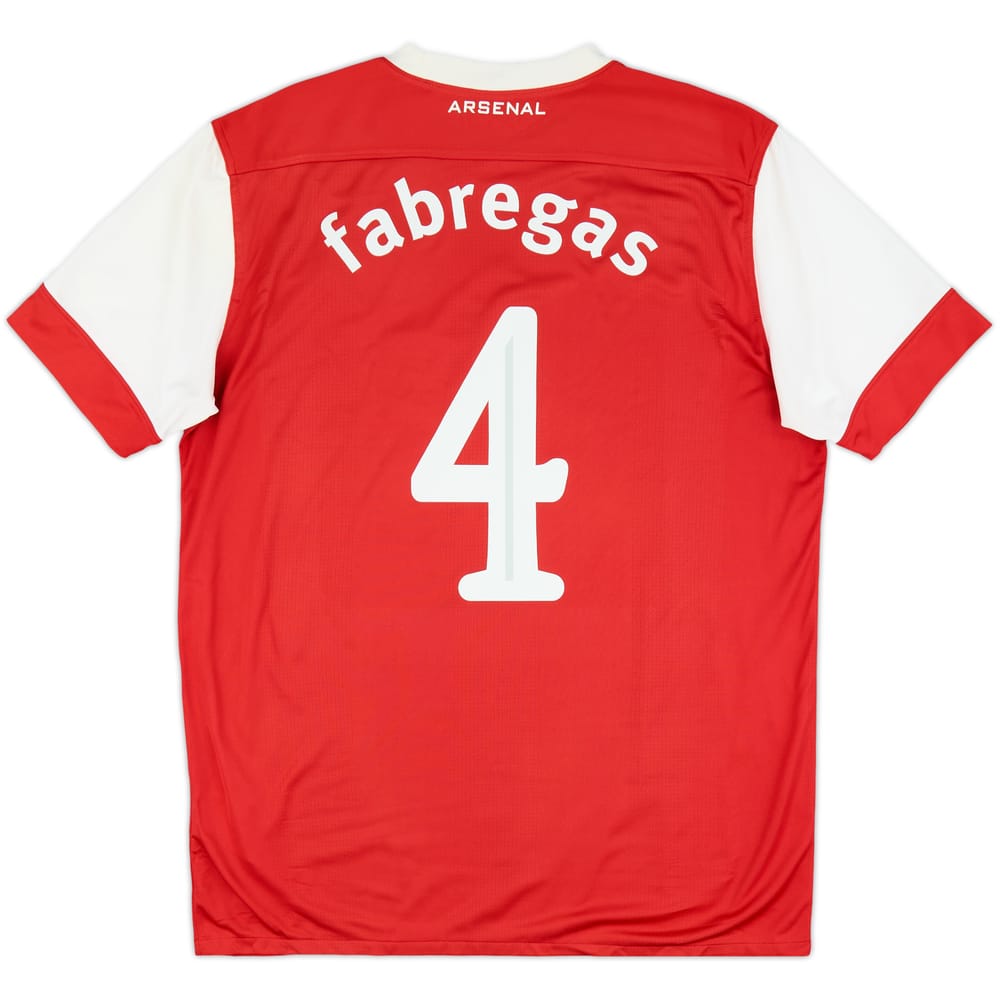 2010-11 Arsenal Home Shirt Fabregas #4 - 7/10 - (L)