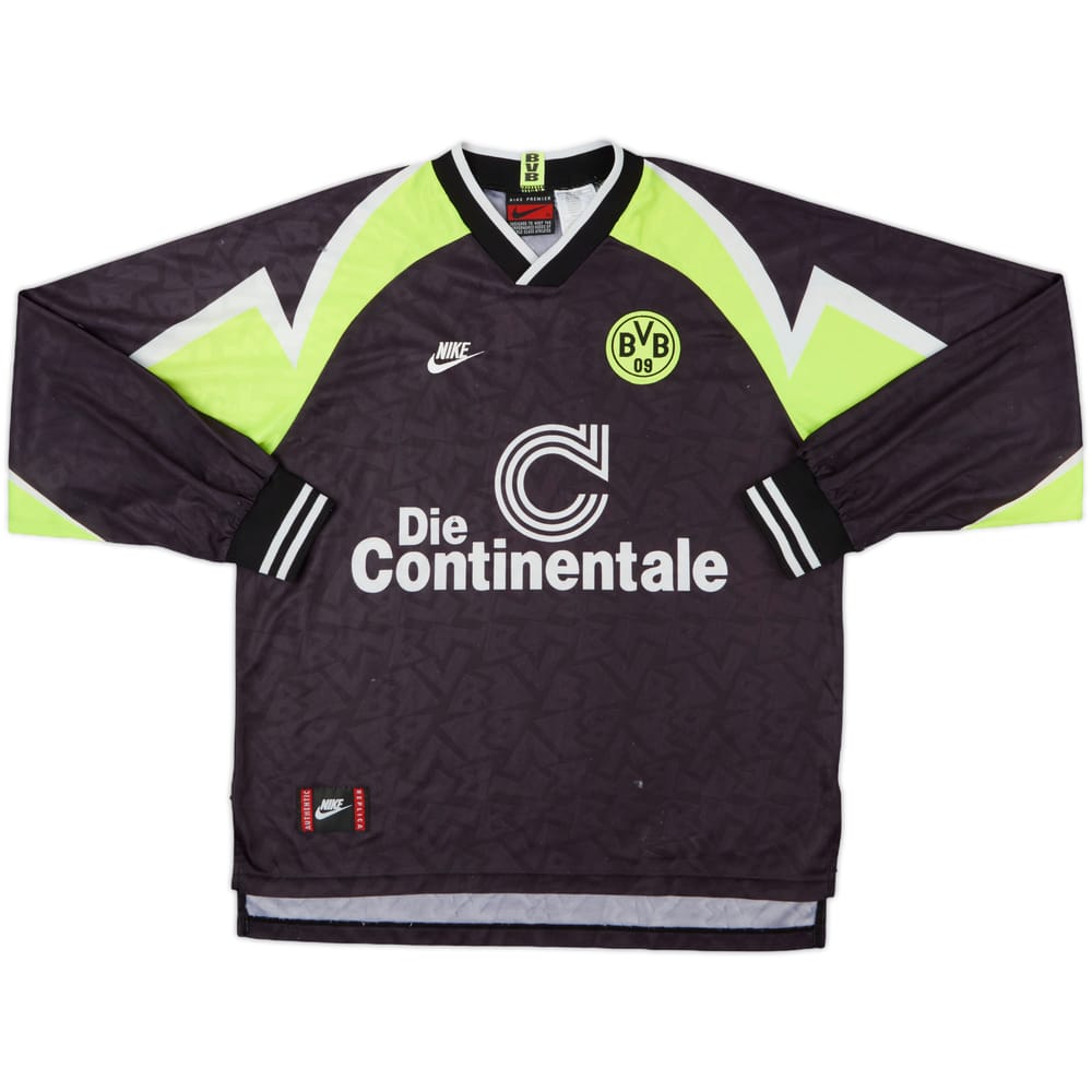 1995-96 Borussia Dortmund Away L/S Shirt - 5/10 - (XL)