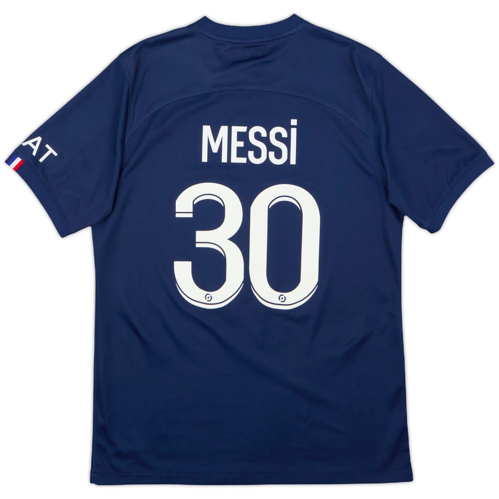 2022-23 Paris Saint-Germain Home Shirt Messi #30 - 6/10 - (M)