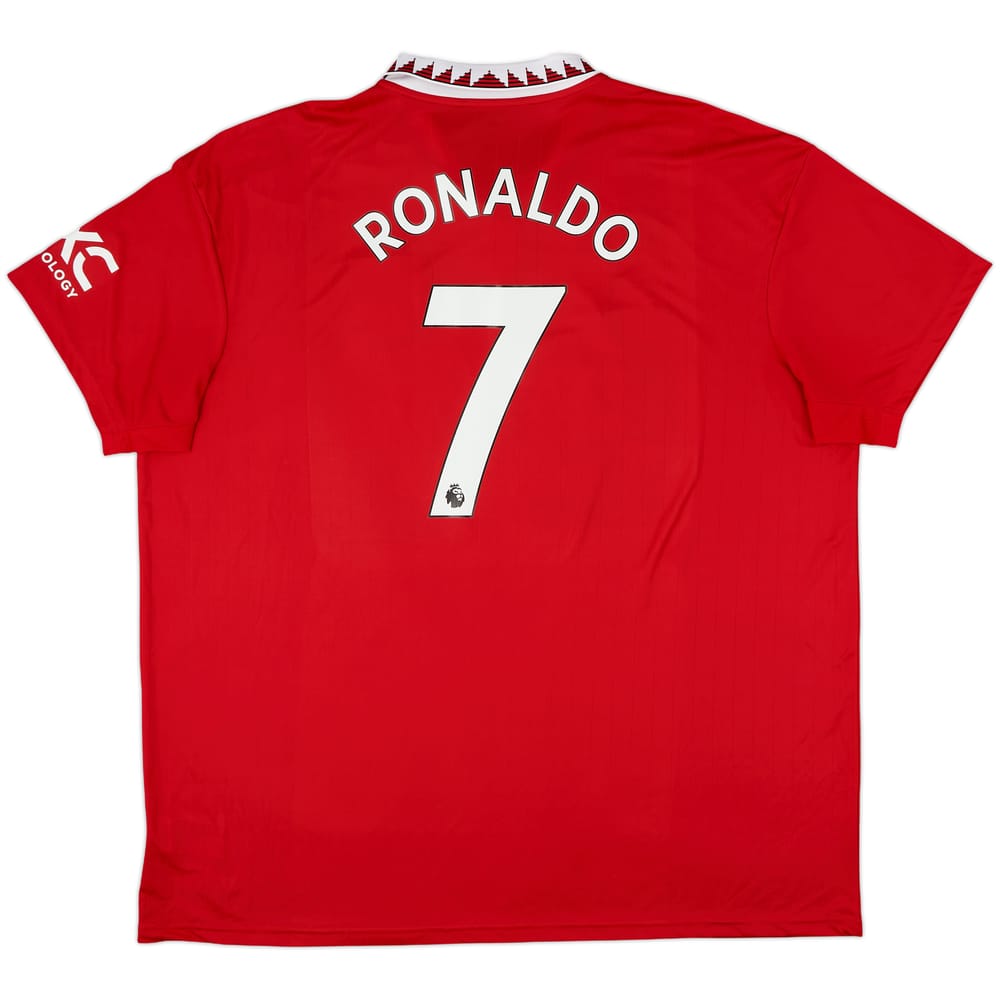 2022-23 Manchester United Home Shirt Ronaldo #7 - 9/10 - (3XL)