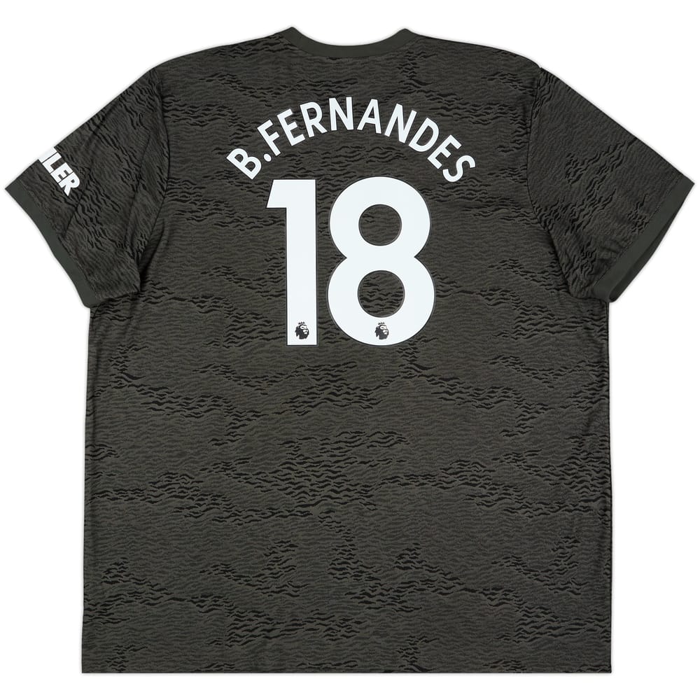 2020-21 Manchester United Away Shirt B.Fernandes #18 - 9/10 - (3XL)