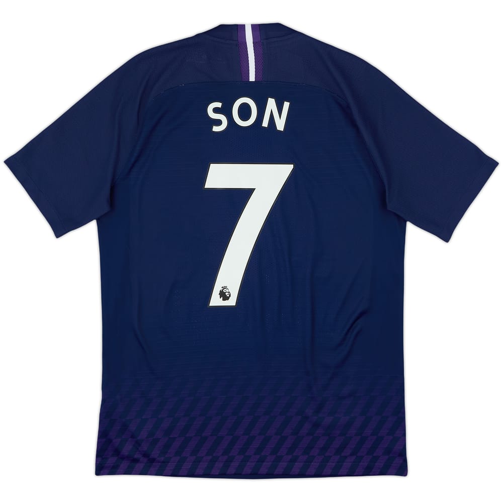 2019-20 Tottenham Authentic Away Shirt Son #7 - 10/10 - (M)