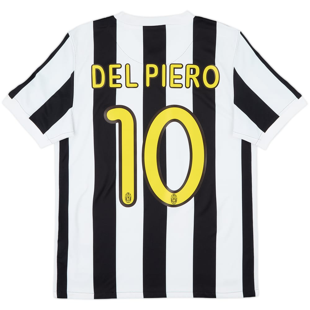 2009-10 Juventus Home Shirt Del Piero #10 - 8/10 - (S)