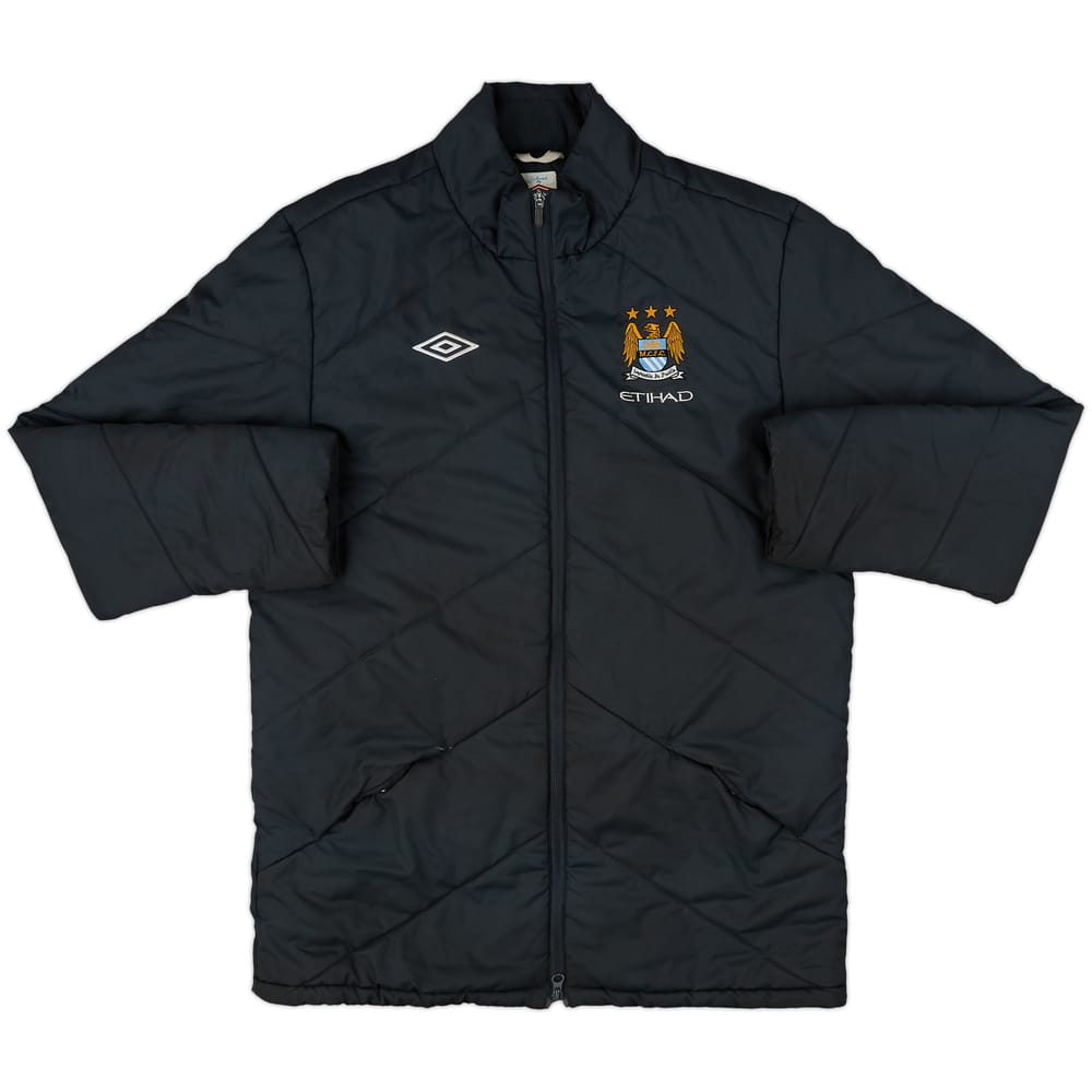 2009-10 Manchester City Umbro Padded Bench Coat - 6/10 - (L)