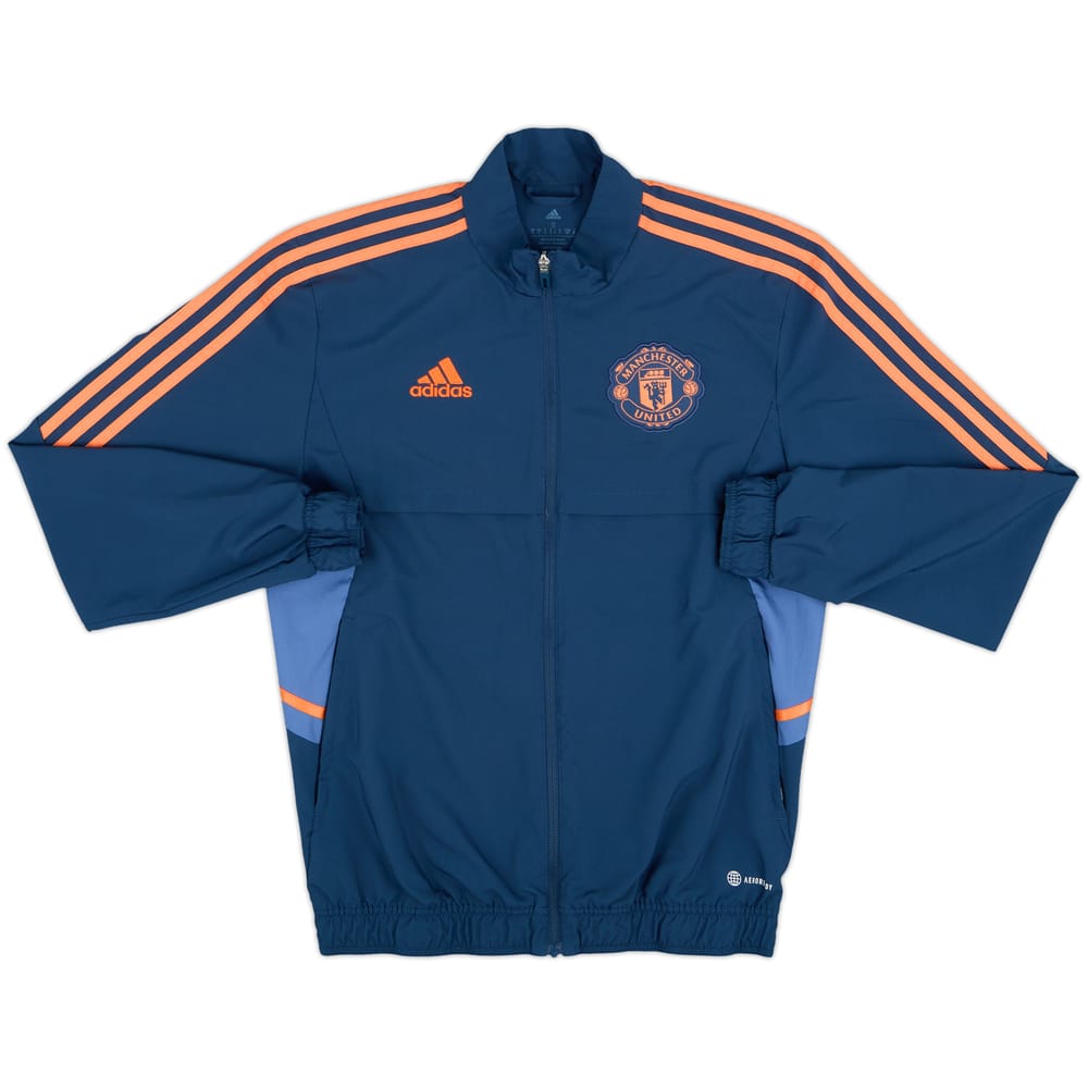 2022-23 Manchester United adidas Track Jacket - 8/10 - (S)