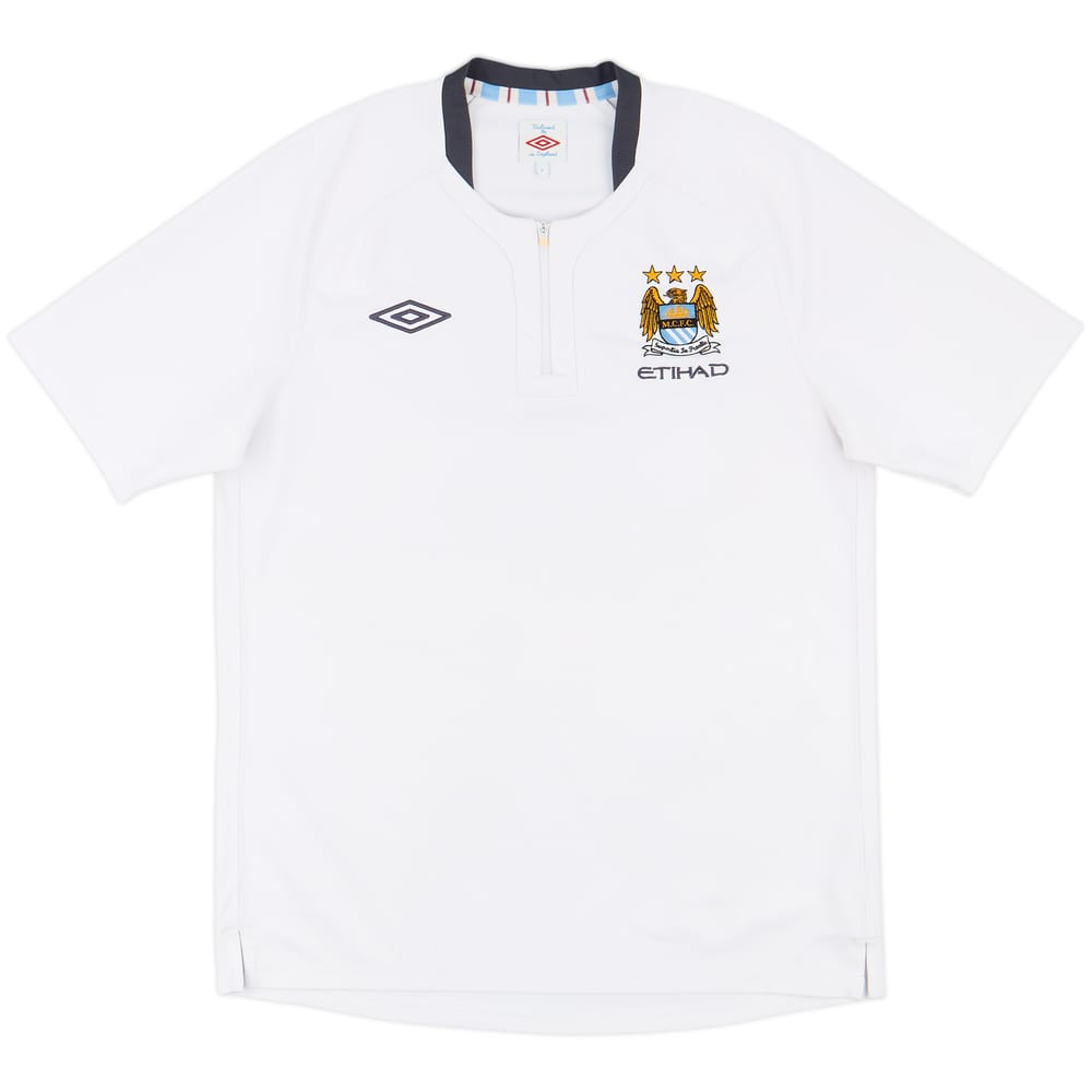 2010-11 Manchester City Umbro 1/4 Zip Training Shirt - 8/10 - (L)