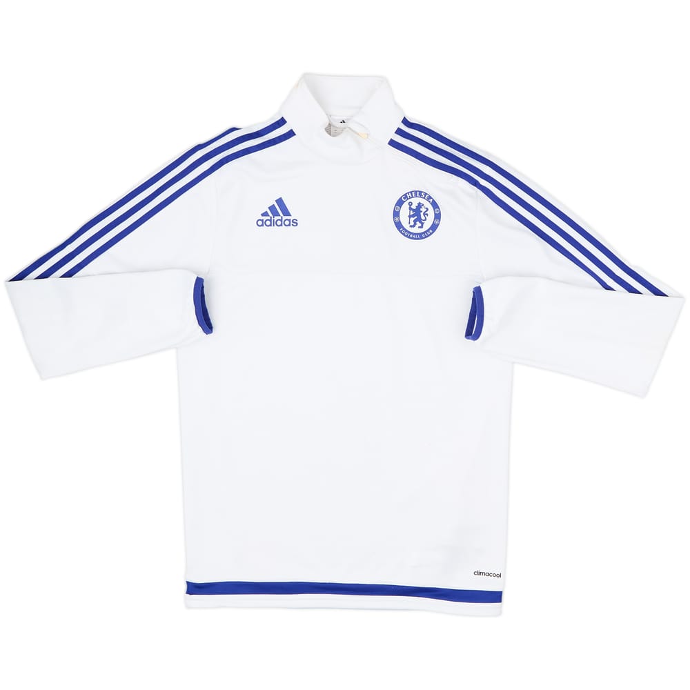 2015-16 Chelsea adidas 1/4 Zip Drill Top - 6/10 - (XS)