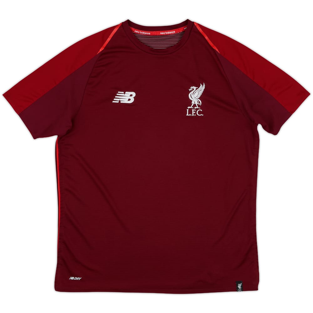 2018-19 Liverpool New Balance Training Shirt - 8/10 - (S)