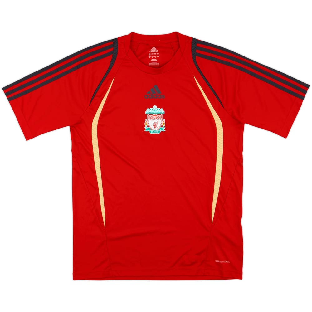 2009-10 Liverpool adidas Training Shirt - 8/10 - (S)