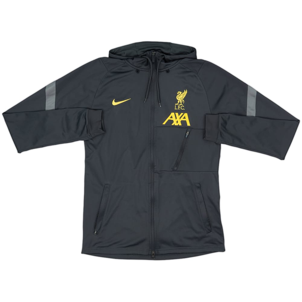 2021-22 Liverpool Nike Hooded Track Jacket - 9/10 - (S)