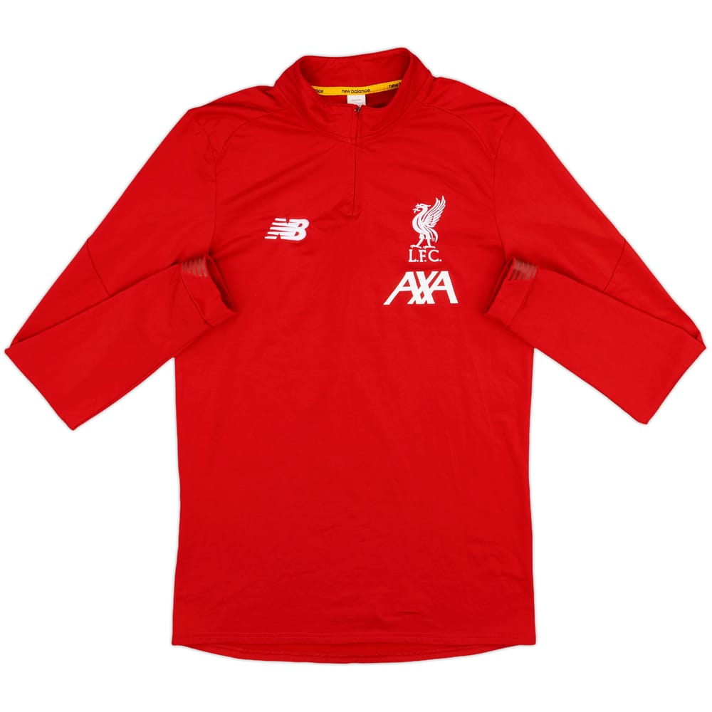 2019-20 Liverpool New Balance 1/4 Zip Drill Top - 10/10 - (S)