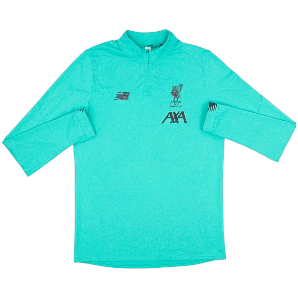2019-20 Liverpool New Balance 1/4 Zip Drill Top - 8/10 - (XL)