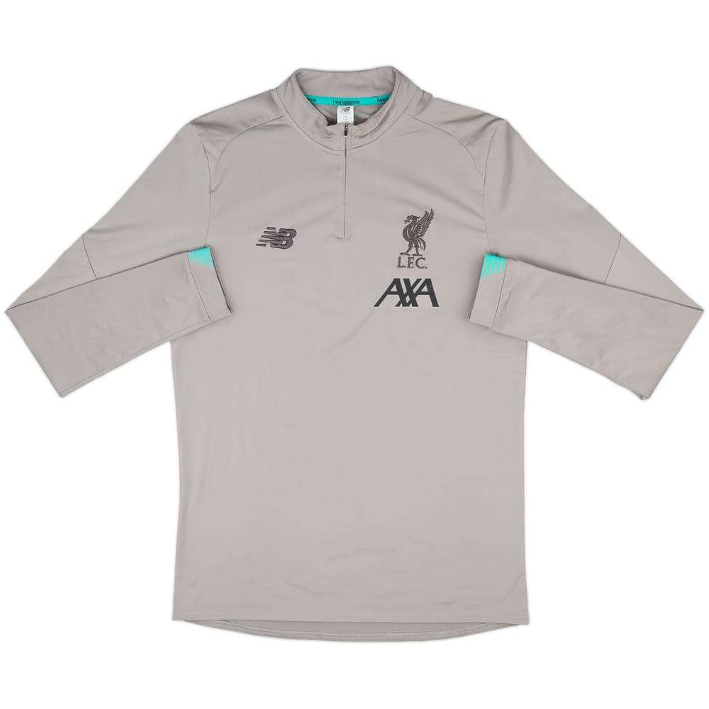 2019-20 Liverpool New Balance 1/4 Zip Drill Top - 10/10 - (L)