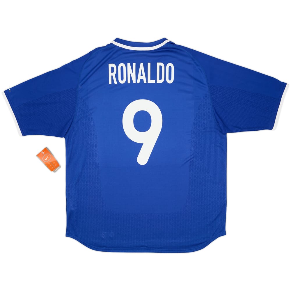 2000-02 Brazil Away Shirt Ronaldo #9 (XL)