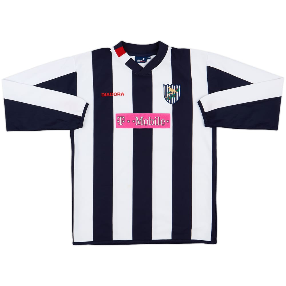 2004-05 West Brom Home L/S Shirt - 6/10 - (Y)