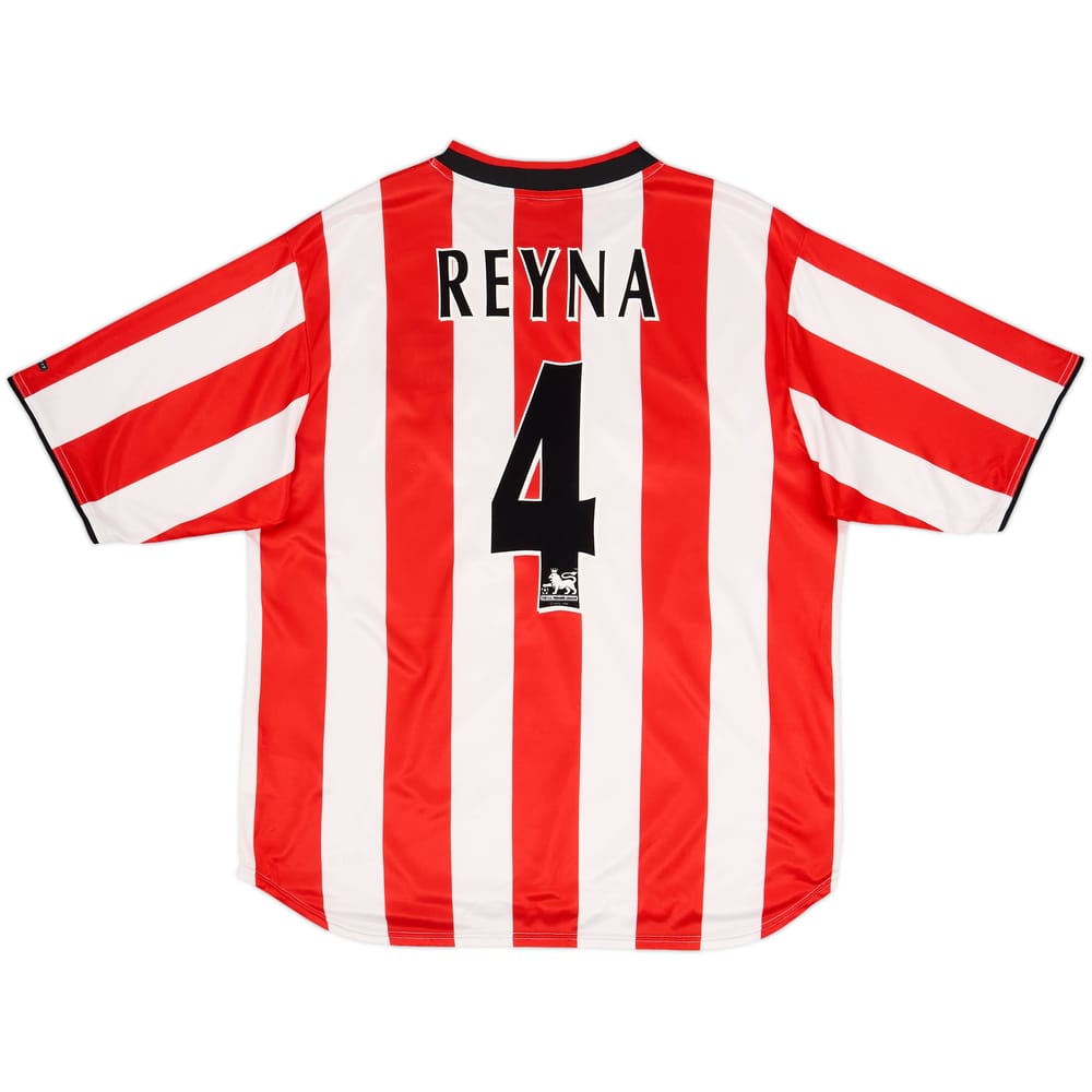 2000-02 Sunderland Home Shirt Reyna #4 - 8/10 - (L)