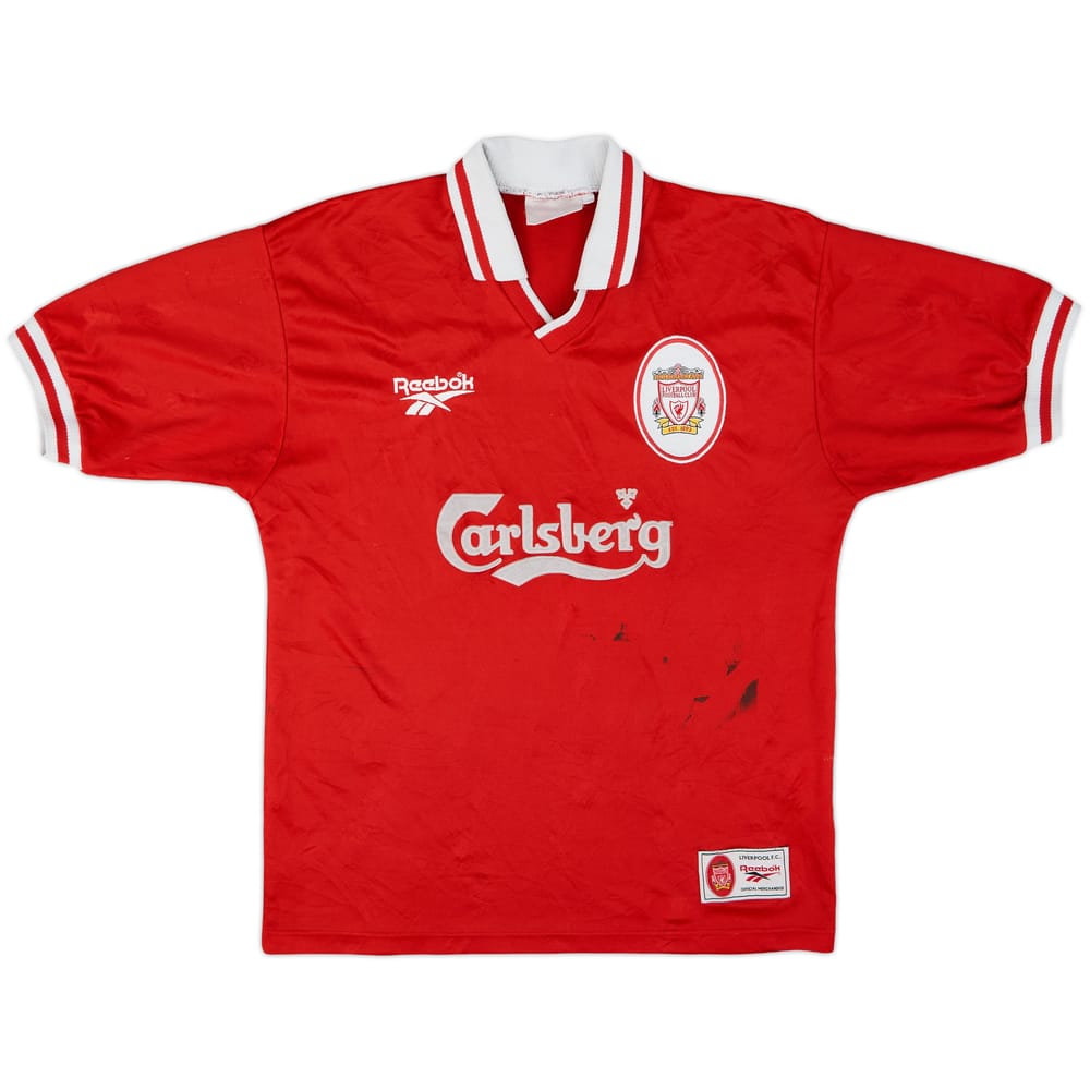 1996-98 Liverpool Home Shirt - 4/10 - (M)