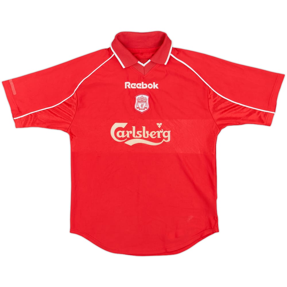 2000-02 Liverpool Home Shirt - 8/10 - (L.Boys)